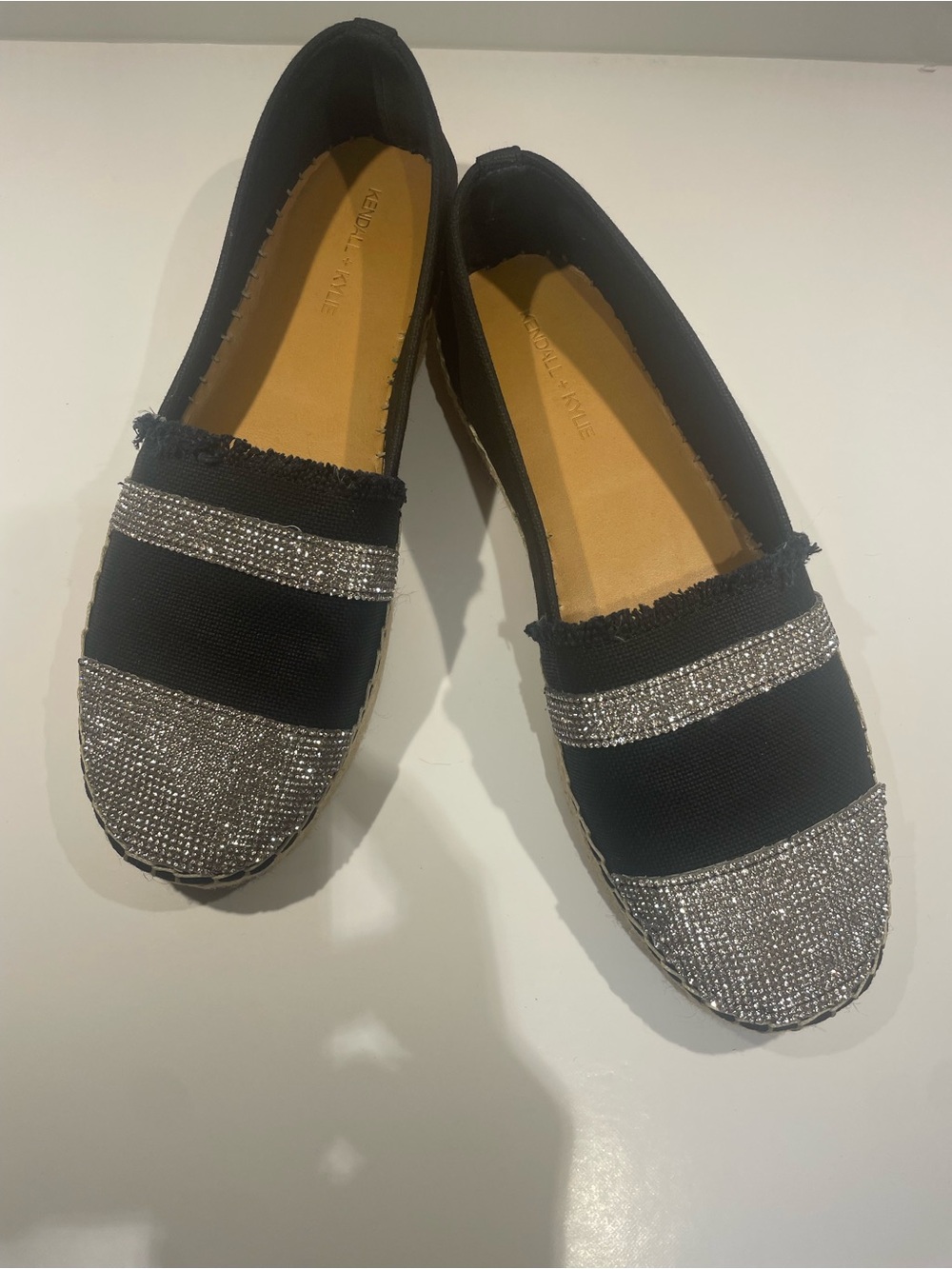 Kendall & Kylie |  Black | Beaded |Loafers | 8